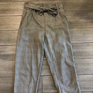 Zara Plaid Dress Pants